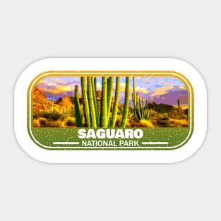 Saguaro National Park, America Sticker